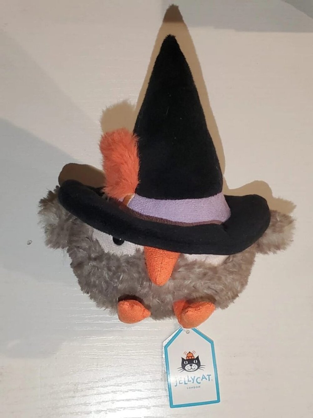 Jellycat Plush Heccaty Hootnightly Owl OWL3W with Tags - Picture 2 of 5